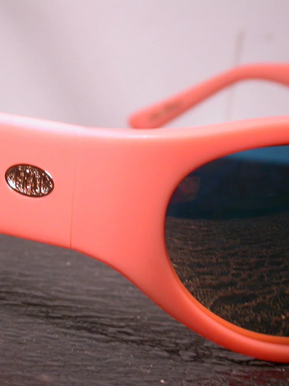 Crap Hot Lava Funk Daddy Peach Pink Modern Shades Sunglasses CLEAN
